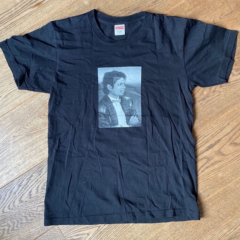 Supreme Michael Jackson Tee Black S - image 1